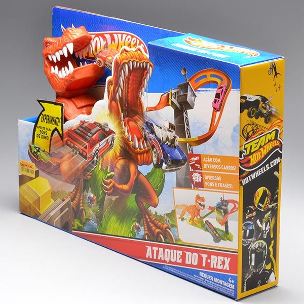 PISTA E ACESSORIOS HOT WHELLS ATAQUE DO TREX